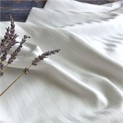 Страйп-сатин мерсеризованный белый STR-01